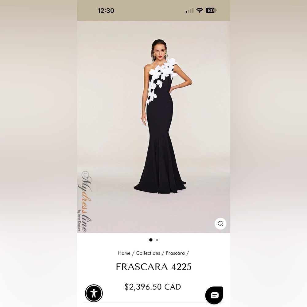 Frascara evening gown